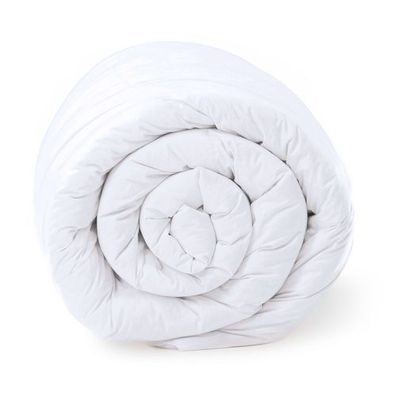 Bettdecke Ganzjahresdecke 155 x 220 cm -Steppbettdecke warm Duvet weiß aus Microfaser