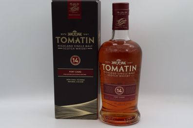 Tomatin 14 Jahre 0,7 ltr. Port Wood Finish