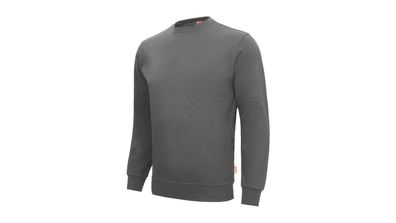 NITRAS Pullover "Motion Tex Light" 70 % Baumwolle, grau, Gr. XL