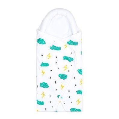 Pucksack Baby 0-3 Monate - Pucktuch Swaddle Blanket Puckdecke Baumwolle Wolken