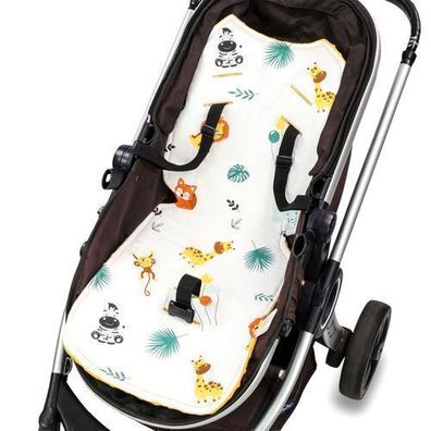 Sitzauflage Kinderwagen Einlage 75 x 35 cm - Buggy Auflage Sitzeinlage fér Kindersitz