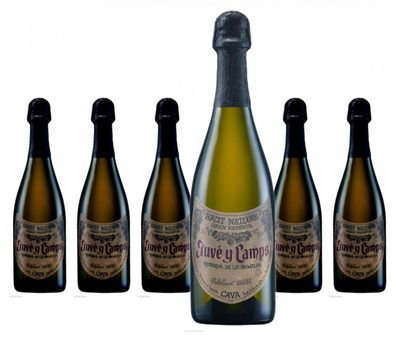 6 x Juvé & Camps Cava Gran Reserva Brut Nature Reserva De La Familia – 2018