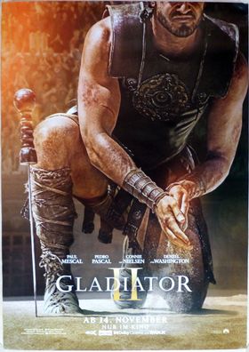 Gladiator II - Original Kinoplakat A0 - Teasermotiv - Paul Mescal - Filmposter