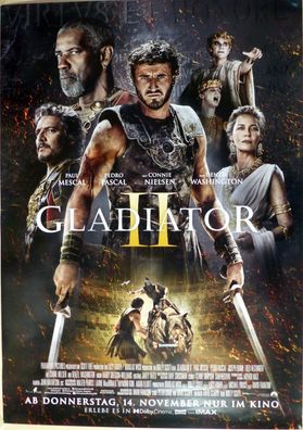 Gladiator II - Original Kinoplakat A0 - Hauptmotiv - Paul Mescal - Filmposter