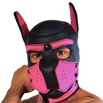 Rude Rider Neoprene Puppy Hood Pink