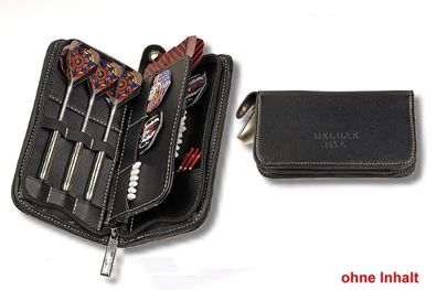 Karella Darttasche DELUXE PAK, schwarz | Etui Tasche Koffer für Dartpfeile Flights