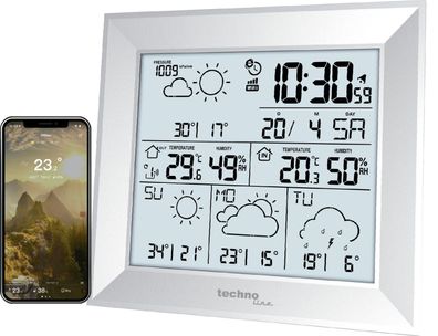 Technoline WD2000 Internet Wetterstation mit kostenloser Direkt Wetter App