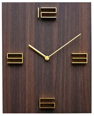 NeXtime Wanduhr, Holz, 28 x 34,5 x 4cm