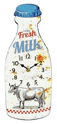 Proficell Quarzwanduhr Fresh Milk