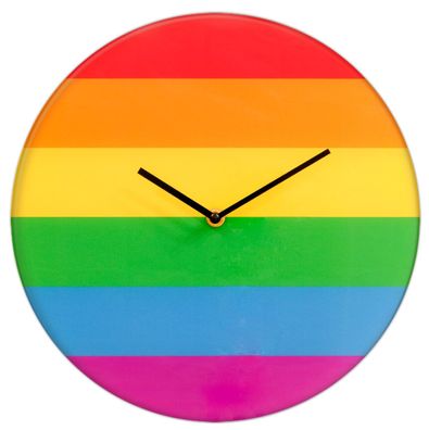 WT4030 , Regenbogenuhr, Uhr bunt, LGBTQ