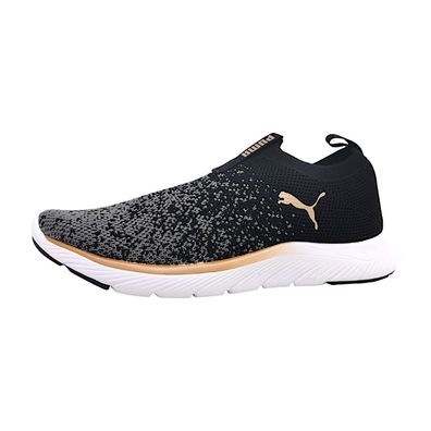 Puma Softride Remi Slip-on 309834-001 Schwarz 01 black-gold-dark grey