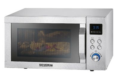 Severin MW 7774 Mikrowelle mit Grill- und Heißluftftunkion 900W