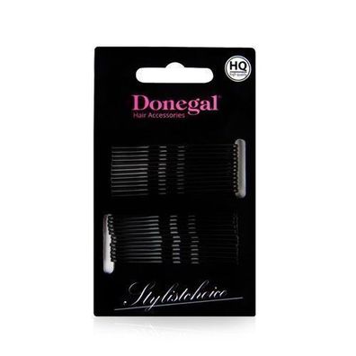 Donegal Haarspangen Set, 5cm, 24 Stück, Metall