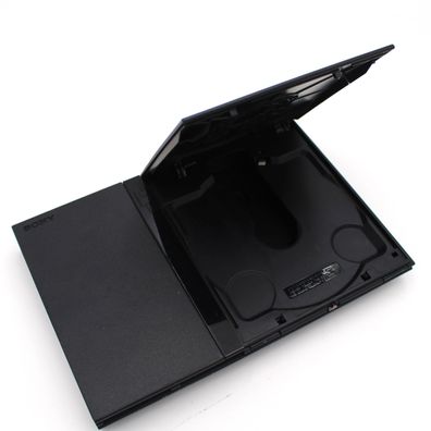 Gehäuse schwarz gebraucht für Ps2 Playstation2 Slim SCPH 79004