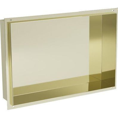 Mexen X-Wall-NR Einbauregal ohne Rahmen 45 x 30 cm, Gold - 1951453010