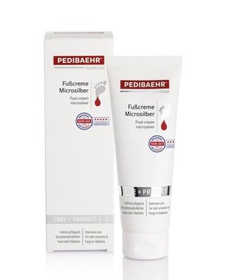 Baehr Pedibaehr - Fußcreme Mikrosilber 125 ml - antimikrobiell, beruhigend