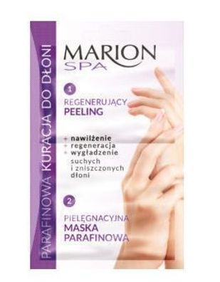 Marion Spa Handpflege-Set mit Peeling & Paraffinmaske - 5ml + 6ml