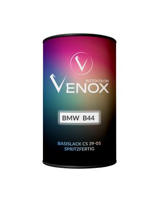 Venox Autocolor Basislack für BMW B44 Valencia ORANGE MET. 1L Spritzfertig Autolack