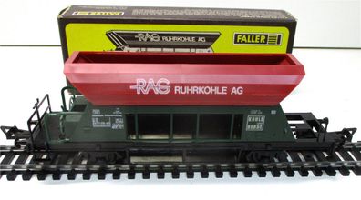 Spur H0 Faller 198 Selbstentladewagen RAG Ruhrkohle OVP (4840h)