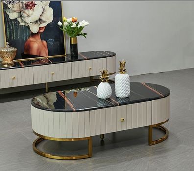 Designer Kommode Anrichte Side Low Board Schrank Wohn Zimmer Regal Metall Luxus