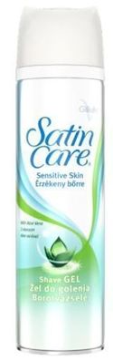 Gillette, Satin Care Sensitive Rasiergel 200 ml