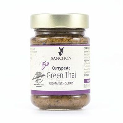 Sanchon 3x Currypaste Green Thai, Sanchon 190g