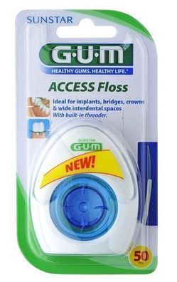 Sunstar Gum, Access, Zahnseide, 50 Gebrauchsfertige Stécke