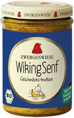 Zwergenwiese 6x Wiking Senf 160ml