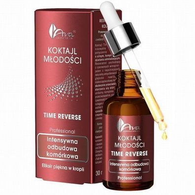 AVA Koktajl MÅ?odoÅ?ci Time Reverse OdbudowujÄ?ce serum do twarzy, 30 ml