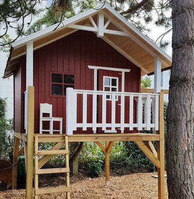 Stelzenhaus Jonas XXL | Großes Spielhaus auf Stelzen | Kinderspielhaus | Baumhaus