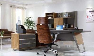 Chefsessel Sessel Leder Polster Büro Stuhl Dreh Computer Stühle Sitz Möbel W02