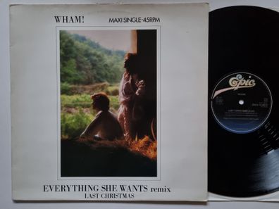 Wham! - Everything She Wants (Remix)/ Last Christmas 12'' Vinyl Maxi Europe