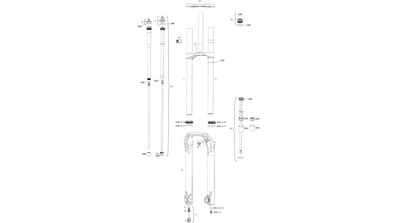 Rockshox Federgabel BoXXer C1 ab 2019 grau