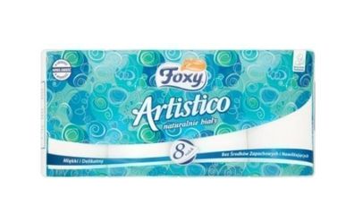 Fuchs Premium Kénstlerisches Toilettenpapier, 8 Rollen