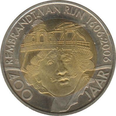 Stadt Leiden 2 Euro 2006 Rembrandt van Rijn Regionalgeld*