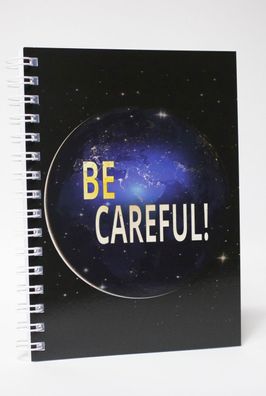 ADINA Premium Collegeblock Kollegblock "BE Careful!" A5 dotted (gepunktet) 80