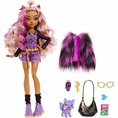 MATTEL Monster High Clawdeen - Puppe mit Animal-Print-Pullover