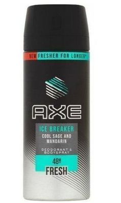 AXE Ice Breaker Deodorant Spray, 150ml - Erfrischender klassischer Herrenduft