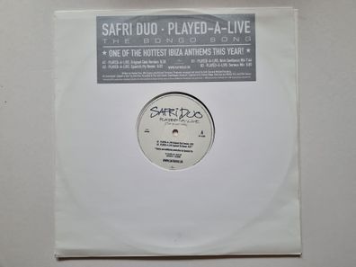 Safri Duo - Played-A-Live (The Bongo Song) 12'' Vinyl Maxi Europe PROMO