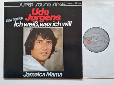 Udo Jürgens – Ich Weiß, Was Ich Will (Long Version) / Jamaica Mama 12'' Vinyl