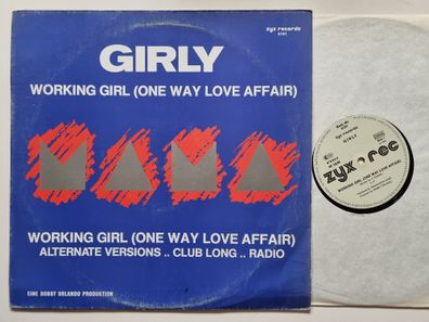 Girly - Working Girl (One Way Love Affair) 12'' Vinyl Maxi Germany/Bobby Orlando