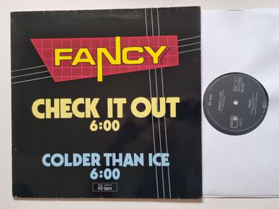 Fancy - Check It Out / Colder Than Ice 12'' Vinyl Maxi Germany