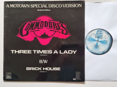 Commodores - Three Times A Lady / Brick House 12'' Vinyl Maxi Holland