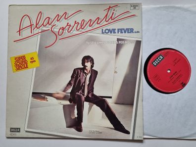 Alan Sorrenti - Love Fever/ Tu Sei L'Unica Donna Per Me 12'' Vinyl Maxi Germany