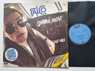 Falco - Maschine Brennt/ Ganz Wien 12'' Vinyl Maxi Germany