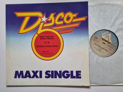 G.Q. - Disco Nights (Rock Freak) / Boogie Oogie Oogie 12'' Vinyl Maxi Germany