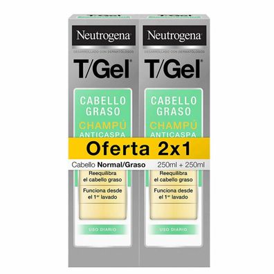 Neutrogena Gel Shampoo Fat Dandruff (2 x 250ml)