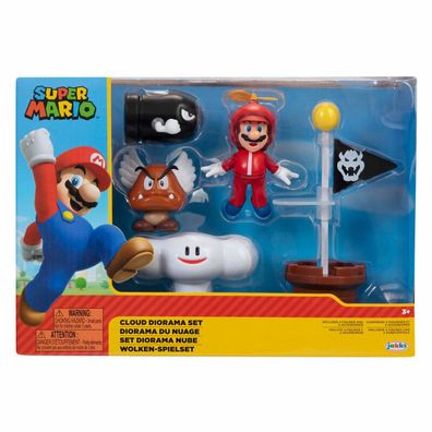 Nintendo Super Mario Cloud Diorama-Set