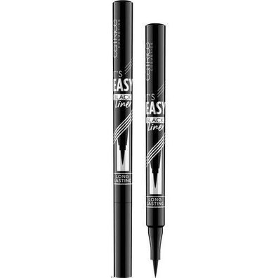 Catrice It's Easy Black Liner DÅ?ugotrwaÅ?y eyeliner w pisaku 010 Blackest Black, 1 m