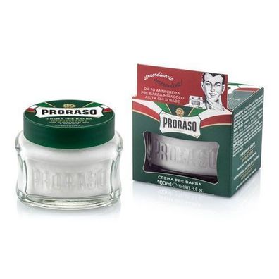 Proraso Grüne Vorbereitung Creme mit Eukalyptusöl, 100ml